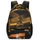 yanfind Children's Backpack Glasses Bokeh Focus Glass Blurry Field Wine Items Lights Reflection Depth Preschool Nursery Travel Bag