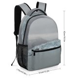 yanfind Children's Backpack Grey  Outdoors  Snow  Alaska Usa Preschool Nursery Travel Bag