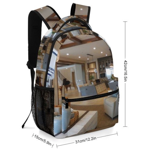 yanfind Children's Backpack Elegant Pillows Family Design Rug Lamp Home Armchair Cozy Room Chair Easy Preschool Nursery Travel Bag