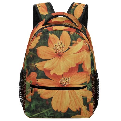 yanfind Children's Backpack Flower Cosmos Plant Geranium  Flora Leaves Leaf Treasure Floral Weed Preschool Nursery Travel Bag