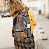 yanfind Children's Backpack  Bokeh Glass Evening Lamps City Dark Hanging Light Illuminated Bulb Architecture Preschool Nursery Travel Bag