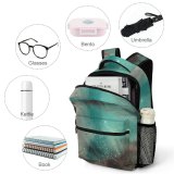 yanfind Children's Backpack Mystic Fineart Experimental Outer Mind Pictures Hypnotic Abstract  Light Free Preschool Nursery Travel Bag