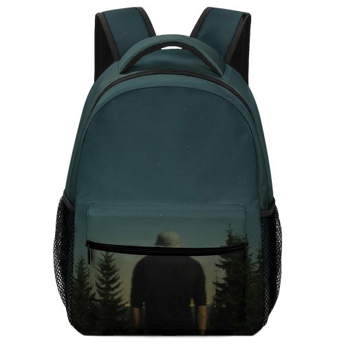 yanfind Children's Backpack Gaze Landscape Sky Evening Dark Astronomy Outdoors Scenic Starry Night Galaxy Preschool Nursery Travel Bag