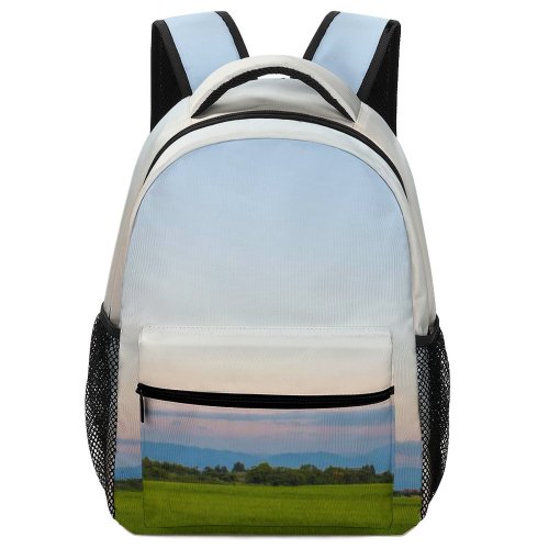 yanfind Children's Backpack Free Field Grassland Countryside Outdoors Paddy Stock Images Preschool Nursery Travel Bag