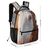 yanfind Children's Backpack  Focus Equid Field Mane Stallion Horse Equine Depth Mare Preschool Nursery Travel Bag