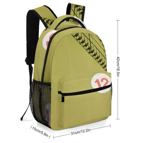 yanfind Children's Backpack Boston United States Wall Building Trademark Number Twelve Sunlight Staircase Stairs Light Preschool Nursery Travel Bag