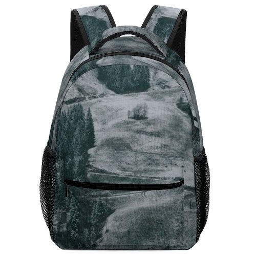 yanfind Children's Backpack Abies Scenery Tree  Pine Domain Plant Fir Spruce Public Outdoors Preschool Nursery Travel Bag