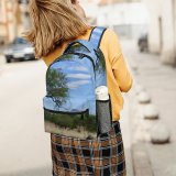 yanfind Children's Backpack Landscape Savanna Horizon Countryside Brazil Forest Creative Pictures Grassland Paraíba Outdoors Preschool Nursery Travel Bag