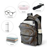 yanfind Children's Backpack  Flower Plant Rose Grey Petal Preschool Nursery Travel Bag