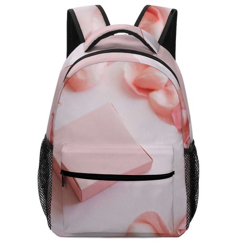 yanfind Children's Backpack Elegant Floral Handmade Focus Beautiful Pastel Design Decor Package Little Preschool Nursery Travel Bag