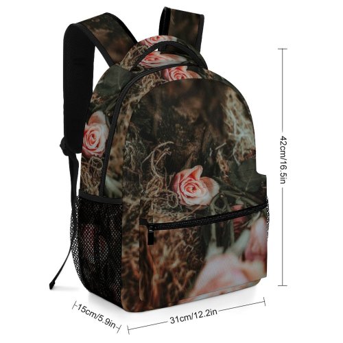 yanfind Children's Backpack Elegant Floral Botany Bouquet Beautiful Plant Design Decor Delicate Dry Preschool Nursery Travel Bag