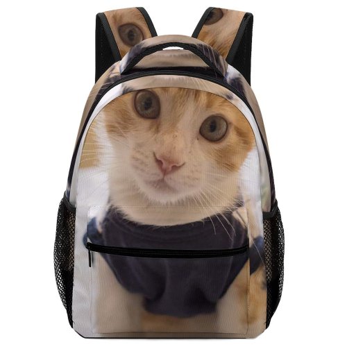 yanfind Children's Backpack Funny Downy Cute Sleep Baby Young Little  Pet Tiny Fur Portrait Preschool Nursery Travel Bag