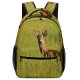 yanfind Children's Backpack Grassland Outdoors Pasture Hayfield Rural Farmland Farm Antler Countryside Preschool Nursery Travel Bag