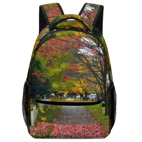 yanfind Children's Backpack Leaf Plant Trunk Pictures Tree Free Flower Petal Maple Asphalt Preschool Nursery Travel Bag