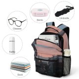 yanfind Children's Backpack Golden Street Lights Clouds Sunset Electricity Energy Buildings Urban Transportation Outdoors Preschool Nursery Travel Bag