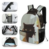 yanfind Children's Backpack Little Cat Pet Preschool Nursery Travel Bag