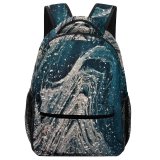 yanfind Children's Backpack Landscape Upward Fantasy Deep Pictures Outdoors Stock Grey  Monster Abstract Preschool Nursery Travel Bag
