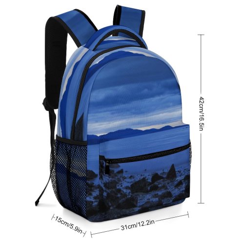 yanfind Children's Backpack Coast Sea Bellingham Ocean Beach United States Washington Rock  Lake Landscape Preschool Nursery Travel Bag