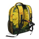 yanfind Children's Backpack Flower Dahlia  Plant Petal Vegetation Preschool Nursery Travel Bag