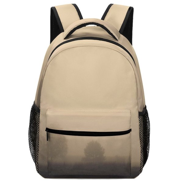 yanfind Children's Backpack Fog Outdoors Mist Stockholm Sverige Field Sunrise Morning Foggy Cloud Stock Preschool Nursery Travel Bag