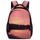 yanfind Children's Backpack Backlit Tree Dark Clouds Sunset Landscape Evening Travel Light Beach  Sunrise Preschool Nursery Travel Bag