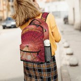 yanfind Children's Backpack  Festival Park Entertainment Time Rides Illuminated Lights Lapse Evening Funfair Wheel Preschool Nursery Travel Bag