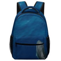 yanfind Children's Backpack  Sea  Whale Ocean Swim Texture Preschool Nursery Travel Bag