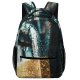 yanfind Children's Backpack  Focus Metal Shiny Depth Field Waterdrops Locked  Dewdrops Padlock Lock Preschool Nursery Travel Bag