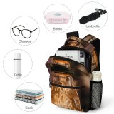 yanfind Children's Backpack  Focus Lightbulb Shining Illuminated Filament Lamp Electricity Energy Hanging Light Luminescence Preschool Nursery Travel Bag