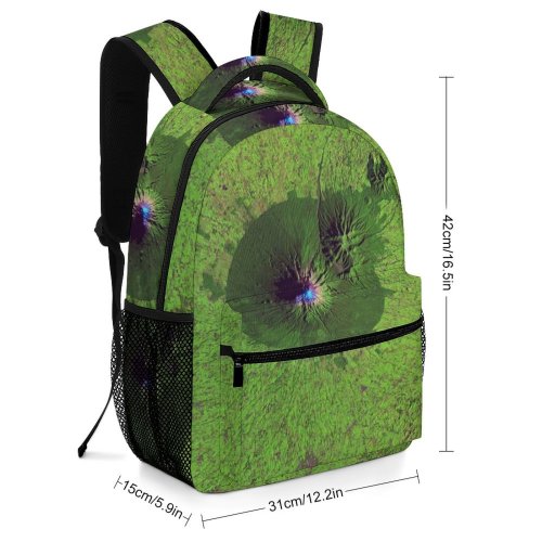 yanfind Children's Backpack National Plant Creative  Pictures Sea Above Outdoors Egmont Geography Vegetation Preschool Nursery Travel Bag