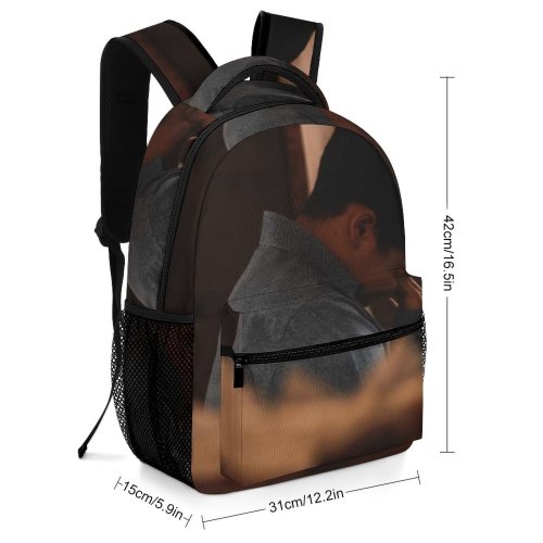 yanfind Children's Backpack Crying Concentration Dark Room Sad Lonely Wear Portrait Preschool Nursery Travel Bag