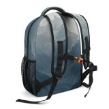 yanfind Children's Backpack Grey  Outdoors Range Peak Alps Slope  Art Sunrise French Preschool Nursery Travel Bag