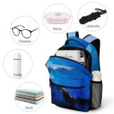 yanfind Children's Backpack Arctic Birds  Iceland  Snow Domain Public Winter  Outdoors Preschool Nursery Travel Bag