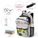 yanfind Children's Backpack Flower Plant Leaf Petal Rose  Geranium Leaves Dried Lay Minimal Autumn Preschool Nursery Travel Bag