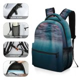 yanfind Children's Backpack Beautiful Underwater Desktop  Pretty Reflection Motion Sea Cool Preschool Nursery Travel Bag