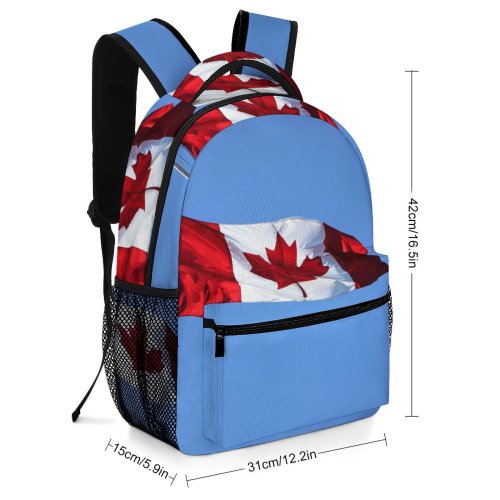 yanfind Children's Backpack Freedom Victoria Government Columbia Daylight British Travel Flag Outdoors Wind Canadian Preschool Nursery Travel Bag