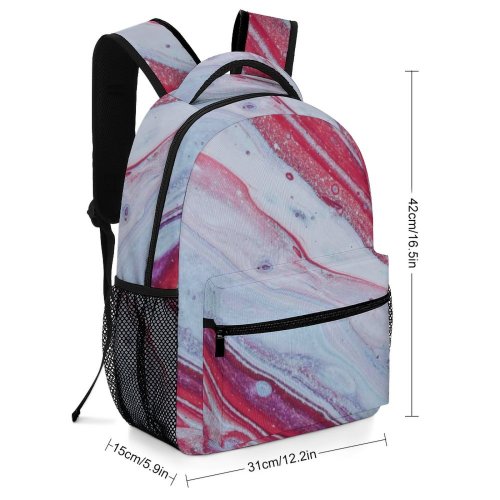 yanfind Children's Backpack Domain Abstract HQ Acrylic Public Art Texture Images Wallpapers Purple Colorful Preschool Nursery Travel Bag