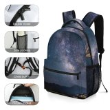 yanfind Children's Backpack Astrophotography Tent Evening Space Campsite Nebula Galaxy Cosmos Celestial Stellar Astronomy Starry Preschool Nursery Travel Bag