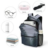 yanfind Children's Backpack Drive Winter Fog Guidance Season Roadway Hazy Curve Driving Mist Transportation Foggy Preschool Nursery Travel Bag