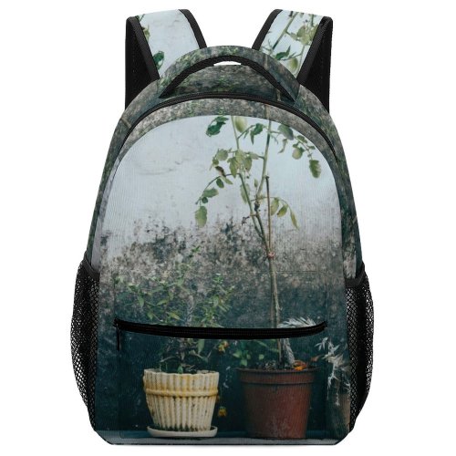 yanfind Children's Backpack Plant Closed  Asleep Charming Eyes Carnivore Pet  Outdoors Quiet Wall Preschool Nursery Travel Bag