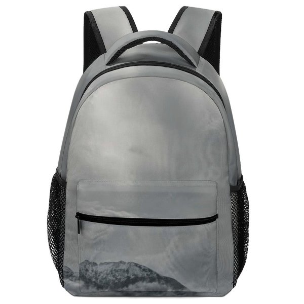 yanfind Children's Backpack Grey  Cloud Sky Alps Outdoors Mist Fog  Ray Foggy Cumulus Preschool Nursery Travel Bag