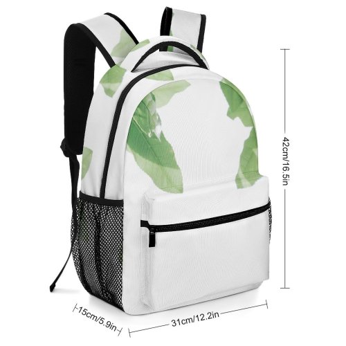 yanfind Children's Backpack Freshness Summer Plant Branch Mac Leaves Desktop Growth Preschool Nursery Travel Bag