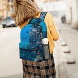 yanfind Children's Backpack Amazing Beautiful Saltwater Corals Fishes   Underwater Depth Aquatic Adventure Marine Preschool Nursery Travel Bag