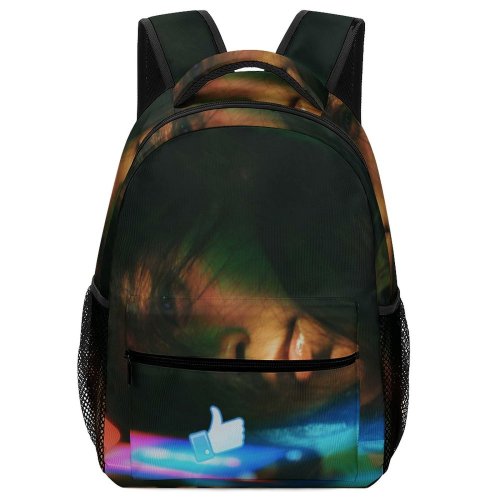 yanfind Children's Backpack  Focus Sad Emoticon Emotion Loneliness Photoshoot Sadness Expression Facial Lady Unhappy Preschool Nursery Travel Bag