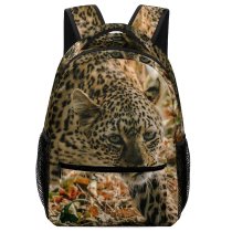 yanfind Children's Backpack Leopard Big Africa Zambia Cat Carnivore Safari Jungle Wild  Wildlife Preschool Nursery Travel Bag