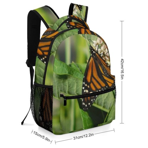 yanfind Children's Backpack Butterfly Insect Invertebrate Monarch Preschool Nursery Travel Bag