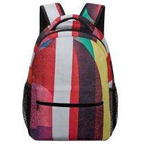 yanfind Children's Backpack Mural United Wynwood Risk Typography Rainbow Pictures Abstract Wall Detail Preschool Nursery Travel Bag