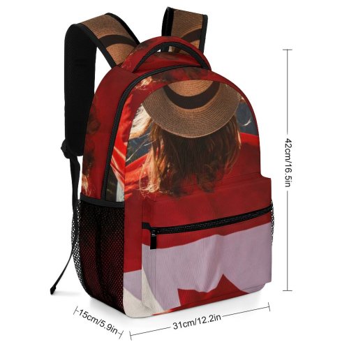 yanfind Children's Backpack Freedom Beautiful Tourism Scenery Adventure Landscape Daylight Travel Leisure Wear Louise Flag Preschool Nursery Travel Bag