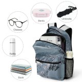 yanfind Children's Backpack Frozen Winter Fog Adventure Landscape Daylight December Hike Snow Climb Snowy Foggy Preschool Nursery Travel Bag