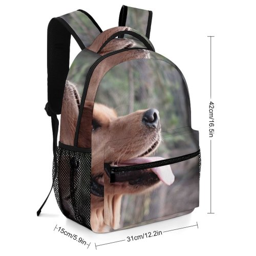 yanfind Children's Backpack Nose Pet Tongue Woodland Forest Pictures Grey Tree Sunset Free Whiskers Preschool Nursery Travel Bag